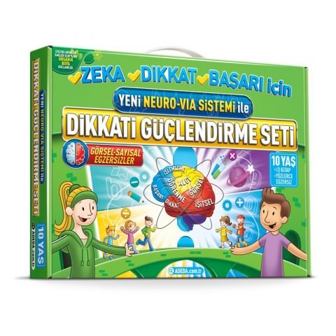 Dikkati Güçlendirme Seti 10 Yaş (3 Kitap)