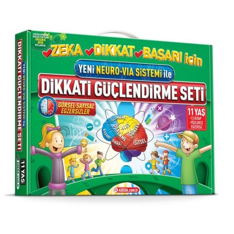Dikkati Güçlendirme Seti 11 Yaş (3 Kitap)