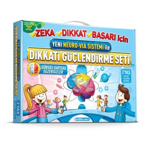 Dikkati Güçlendirme Seti 2 Yaş (3 Kitap)
