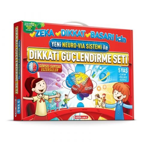 Dikkati Güçlendirme Seti 5 Yaş (3 Kitap)
