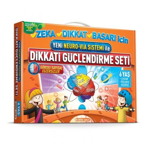 Dikkati Güçlendirme Seti 6 Yaş (3 Kitap)