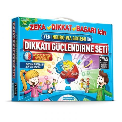 Dikkati Güçlendirme Seti 7 Yaş (3 Kitap)