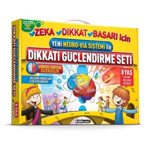 Dikkati Güçlendirme Seti 8 Yaş (3 Yaş)