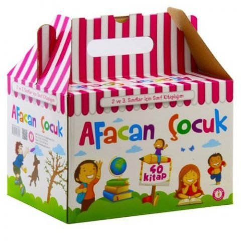 Afacan Çocuk Sınıf Kitaplığı Seti (40 Kitap Takım) (2. Ve 3. Sınıflar İçin)