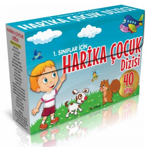 Harika Çocuk Öykü Seti (40 Kitap) (1. Sınıflar İçin)