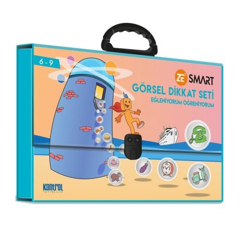 6-9 Yaş Zekare Smart Görsel Dikkat Seti (10 Kitap + 1 Kontrol Paneli)