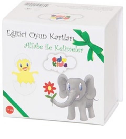 Eğitici Oyun Kartları-Alfabe İle Kelimeler