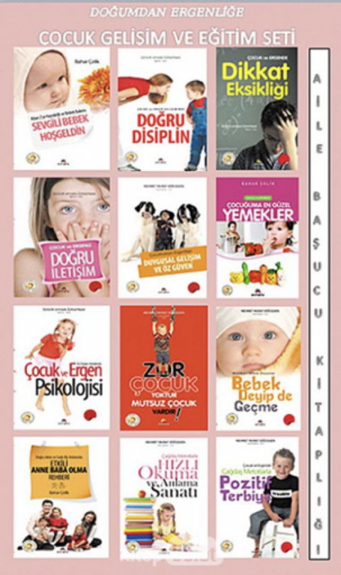 Doğumdan Ergenliğe Çocuk Gelişim ve Eğitim Seti (12 Kitap)