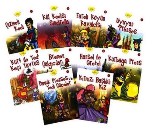 Dünya Masalları 1 Set - (10 Kitap)