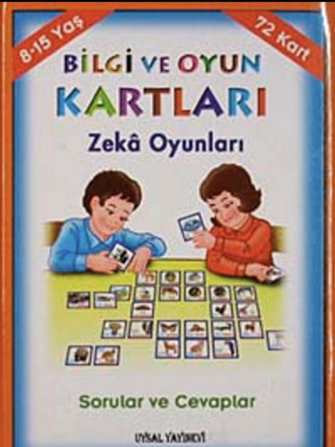 Bilgi ve Oyun Kartları Zeka Oyunları (8-15 Yaş) Sorular ve Cevaplar