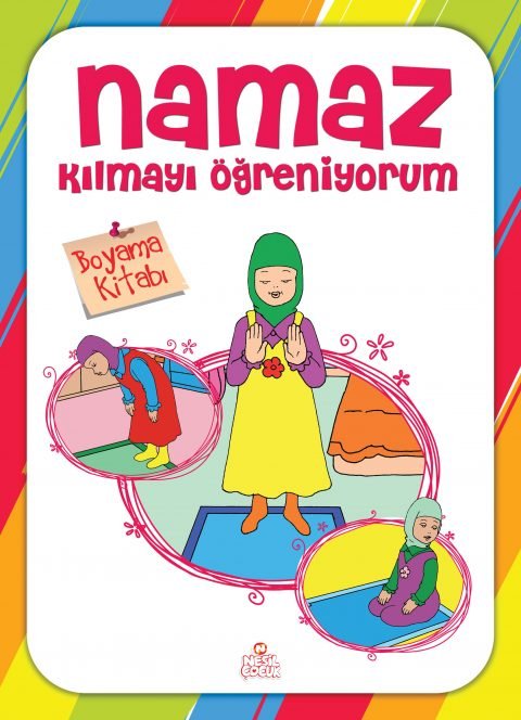 Namaz Kılmayı Öğreniyorum Boyama Kitabı (Kız)