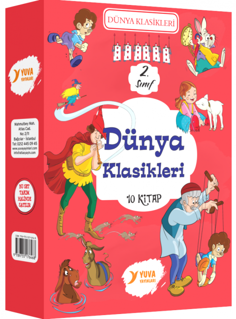 2. Sınıf Dünya Klasikleri Serisi (10 Kitaplık Set)