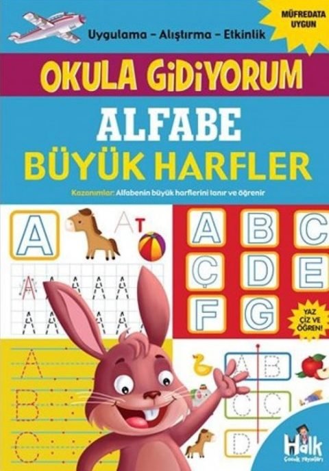 Alfabe - Büyük Harfler / Okula Gidiyorum