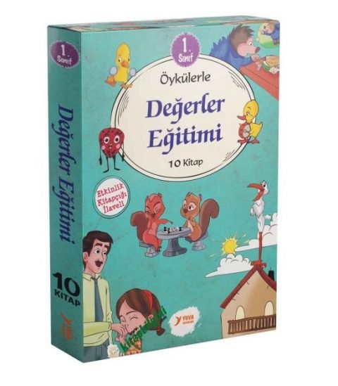 1. Sınıf Değerler Eğitimi Serisi (10 Kitaplık Set)
