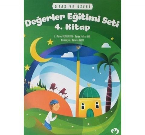 Değerler Eğitimi Seti 4. Kitap Stickerli (5 Yaş ve Üzeri)