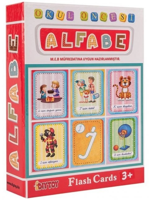 Okul Öncesi Alfabe (Eğitici Flash Card)