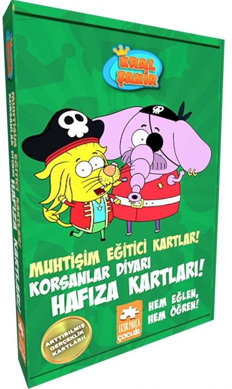 Kral Şakir - Korsan Diyarı Hafıza Kartları / Muhtişim Eğitici Kartlar