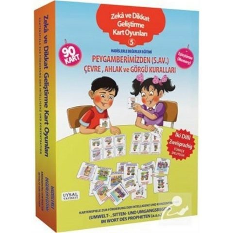 Zeka ve Dikkat Geliştirme Kart Oyunları -5 / Hadislerle Değerler Eğitimi