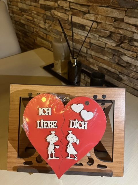 Das ideale Geschenk zum Valentinstag, Muttertag oder einfach nur so! Ich liebe dich