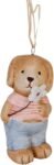 Clayre & Eef 6TE0097 hond decoratie 4 * 3 * 7 cm