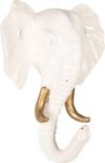 Clayre & Eef WANDHAKEN ELEFANT 8X3X9 CM - 6Y3369 +