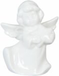 6CE0620 DECORATION - ANGEL 6X3X7 CM IN WHITE