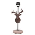 6LMP159 CLAYRE & EEF LAMP BASE Ø 20*46 CM BROWN IRON ROUND